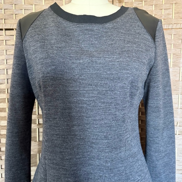 EUC grey virgin wool Joseph shift dress XL - Picture 2 of 11